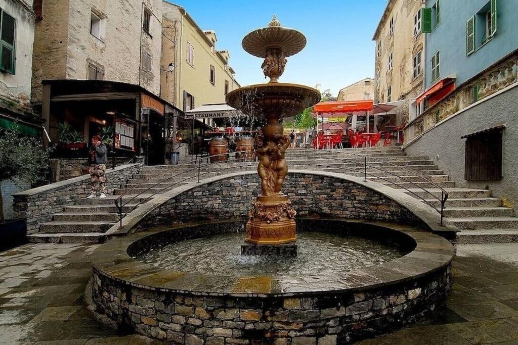 Charmant Appartement Climatise Au Coeur De La Capitale Corse Корт Экстерьер фото